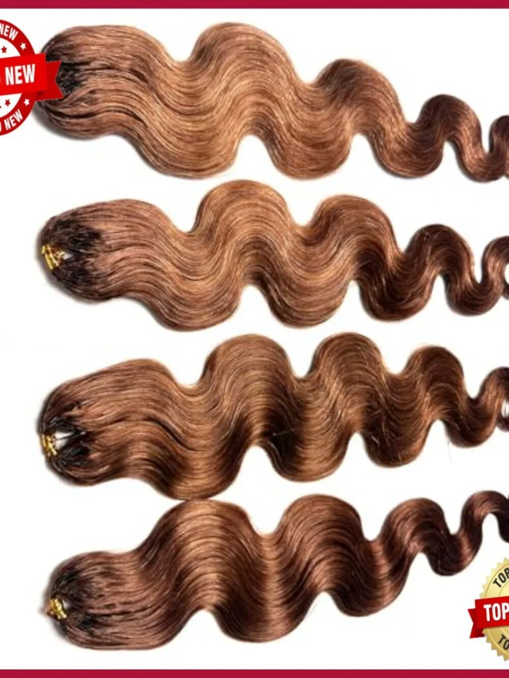 18 Inch Human Hair Extensions Knotless Crochet Pre-Separated Feather Light
